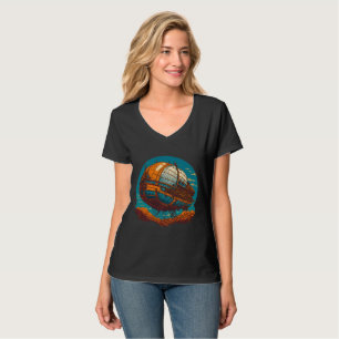 Camiseta Navio SteamPunk