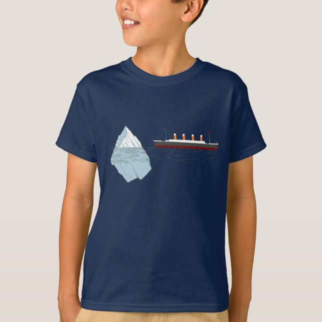 Camiseta Navio Titanic Retro Funny 1912 (Frente)