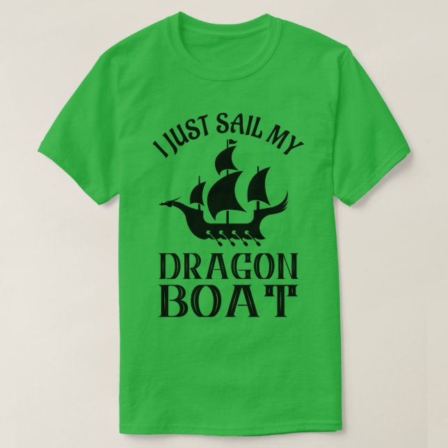 Camiseta Navio Viking Dragon Boat (Frente do Design)