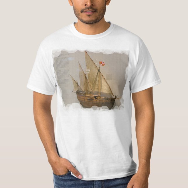 Camiseta Navios dos exploradores, Vasco da Gama (Frente)