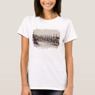 Camiseta Navios no Mississippi (foto de b/w)