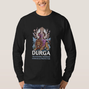 Camiseta Navratri Graba Hinduísmo Hindu Deusa Durga
