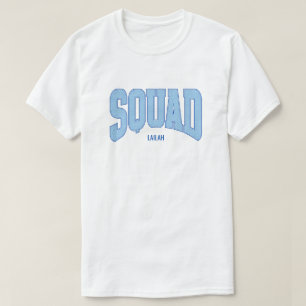 Camiseta Navy + Azul Falso Brilho SQUAD Despedida de Soltei