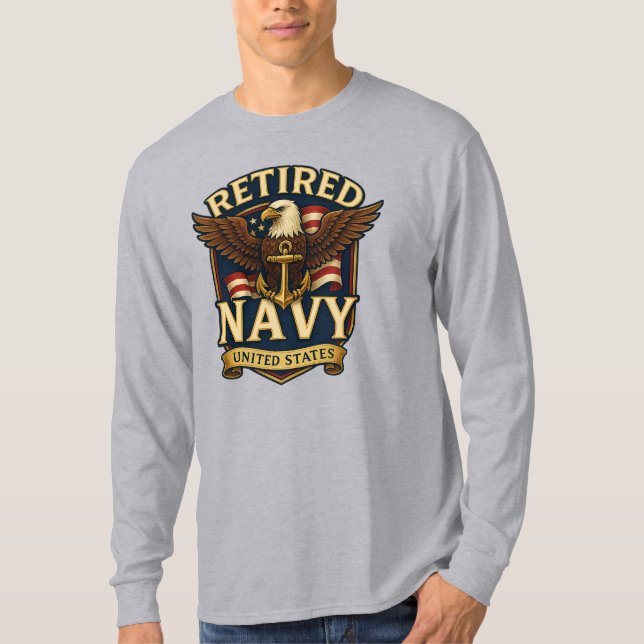 Camiseta Navy USN Veteran (Frente)
