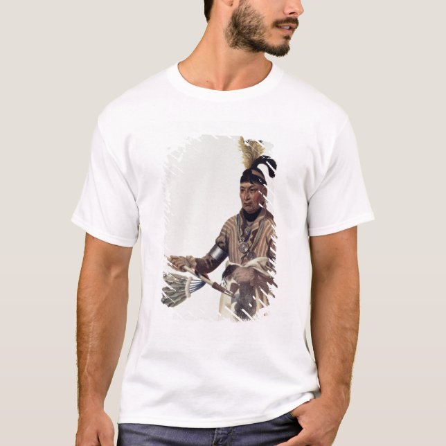 Camiseta Naw-Kaw ou "madeira", um chefe do Winnebago (Frente)