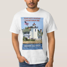 Nayatt Point Lighthouse, Rhode Island T-Shirt