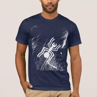 Camiseta Nazca Spider Lines Antiga Aranha Branca