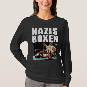 Camiseta Nazis Boxando Demo Contra A Direita E A Violência
