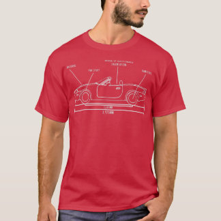 Camiseta NB Miata Blueprint