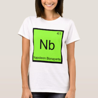 Camiseta Nb - Napoleão Bonaparte Funny Chemistry Elemento T