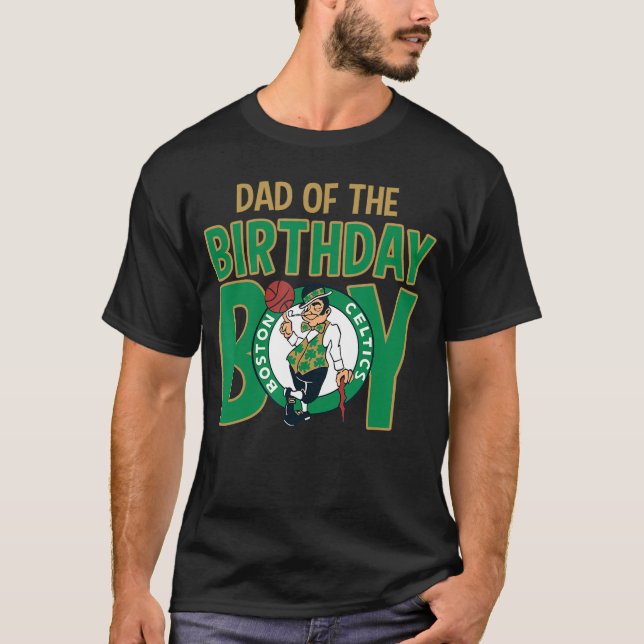 Camiseta NBA Boston Celtics Dad Ofhe Birthday Boy retro (Frente)
