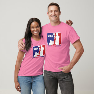 Camiseta NBBA, cerveja de Nationatl Bong a associação