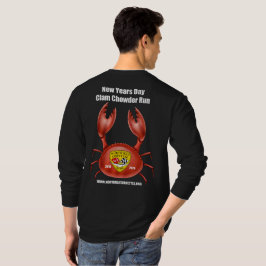 Camiseta NBCA New Year Day Clam Chowder Run T Shirt