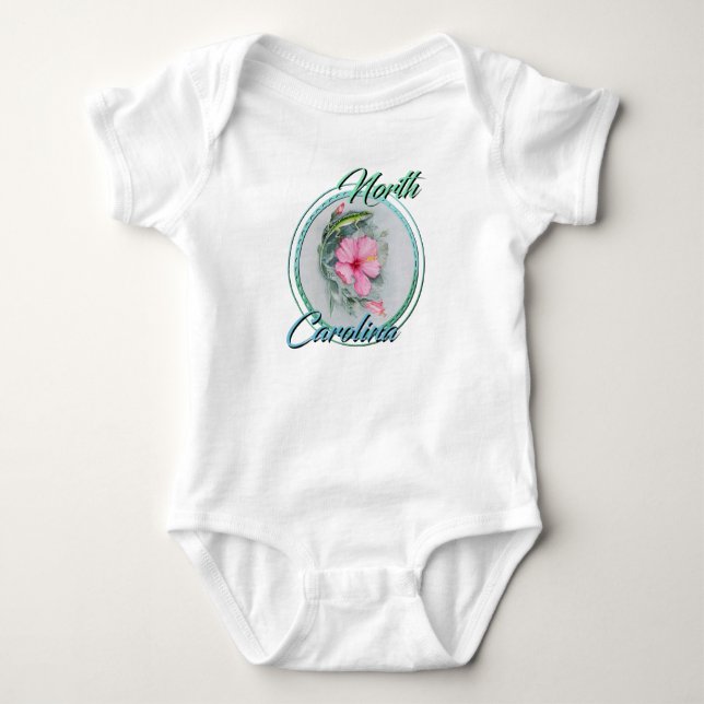 Camiseta NC Anole e Hibiscus (Frente)