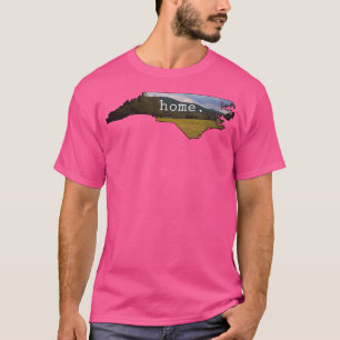 Camiseta Nc Montanhas Carolina Lar Nc Lar Nc Ho