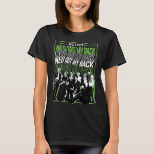 Camiseta NCT Neo Tem Meu Apoio Design de Fã de Boyband Kpop
