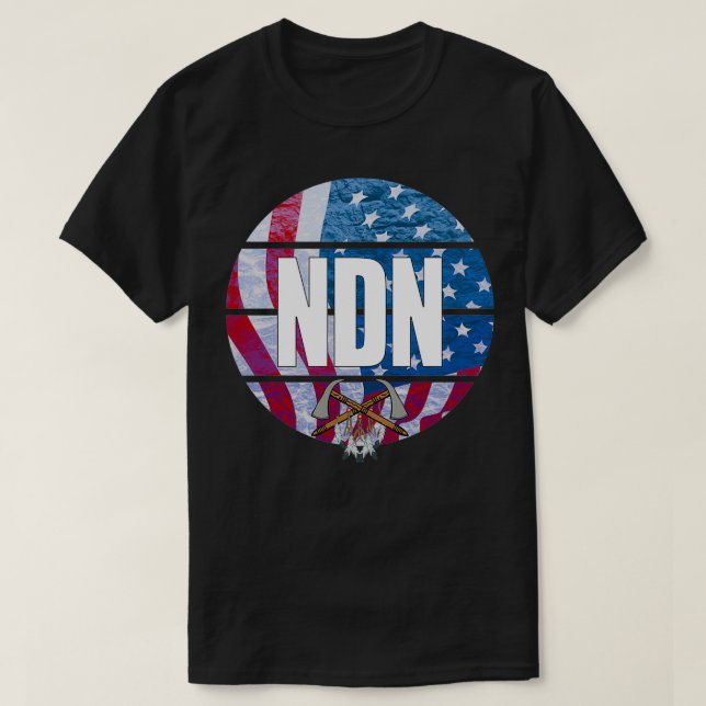 Camiseta NDN Native American design (Frente do Design)
