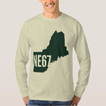 NE67 Lista T-Shirt de Longa Superfície