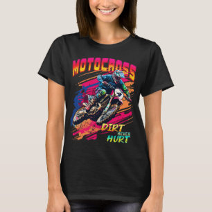 Camiseta Né de saia-de-bicicleta com cruz supercruzada
