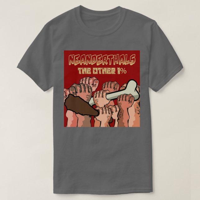 Camiseta Neandertais (Frente do Design)