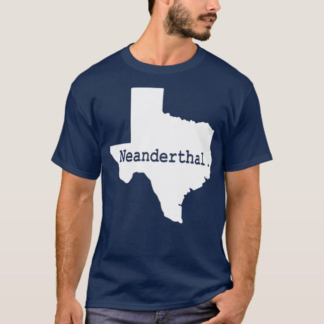 Camiseta Neandertal do Texas orgulhoso (Frente)