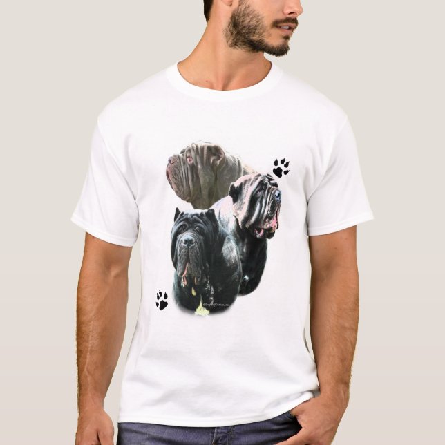 Camiseta Neapolitan Mastiff Trio (Frente)
