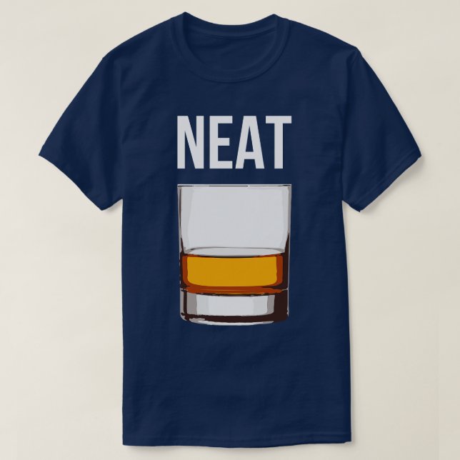 Camiseta Neat Old Fashiked Scotch and Bourbon I (Frente do Design)