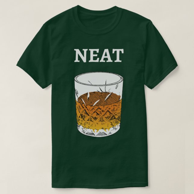 Camiseta Neat Old Fashiked Scotch e Bourbon III (Frente do Design)