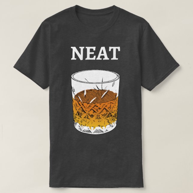 Camiseta Neat Old Fashiked Scotch e Bourbon III (Frente do Design)