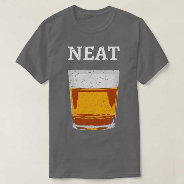 Camiseta Neat Old Fashiked Scotch e Bourbon IV (Frente do Design)