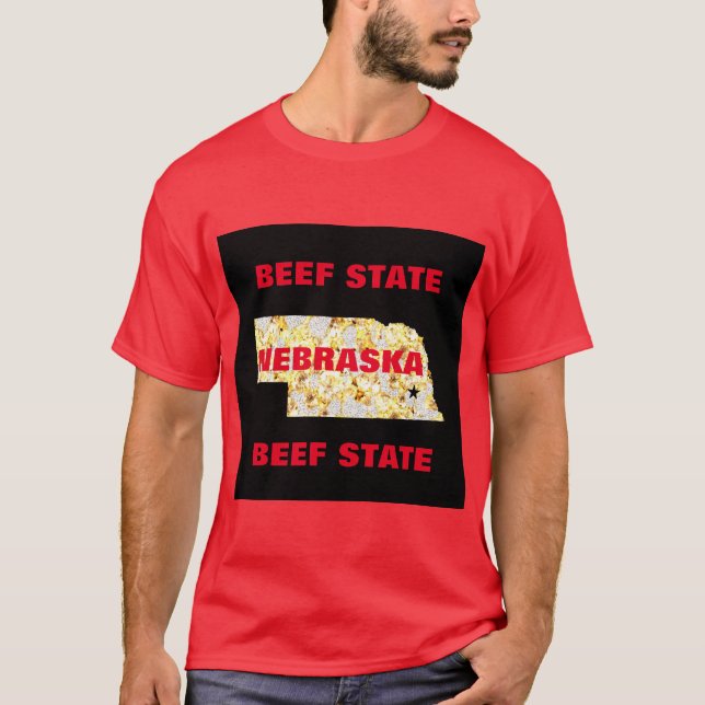CAMISETA NEBRASKA BEEF STATE (Frente)