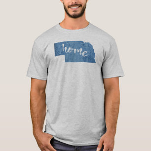 Camiseta Nebraska Casa Grão de Madeira