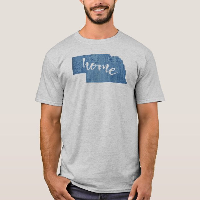 Camiseta Nebraska Casa Grão de Madeira (Frente)