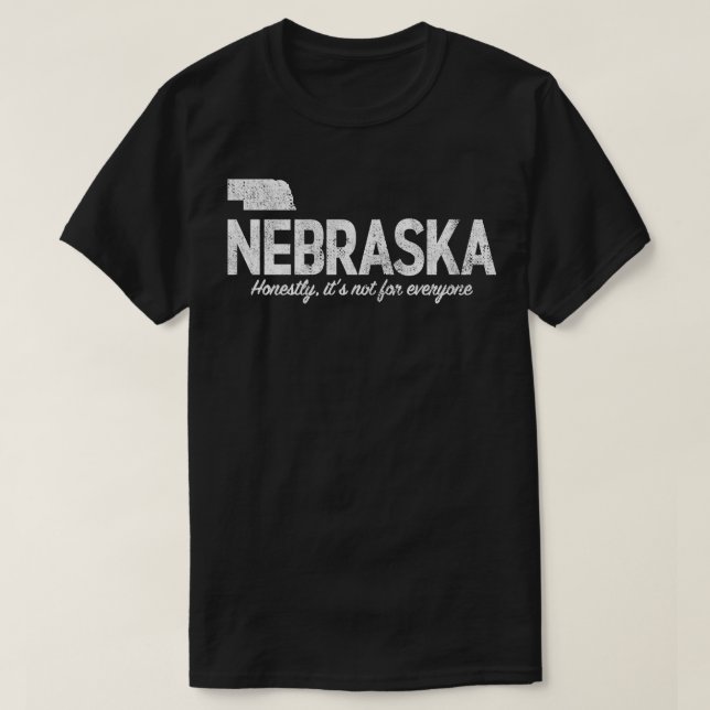 Camiseta Nebraska honestamente it&x27;não é para cada Essen (Frente do Design)