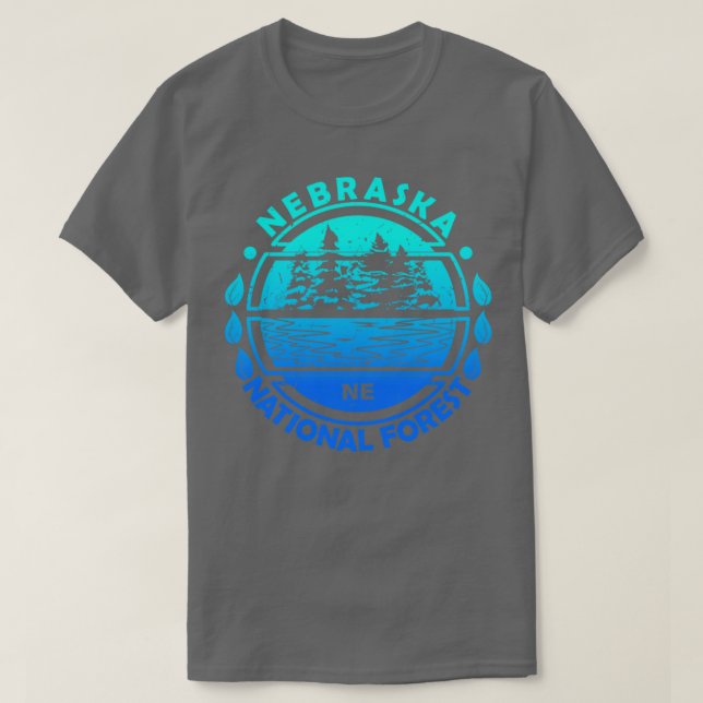 Camiseta Nebraska National Forest State Nature Lan (Frente do Design)