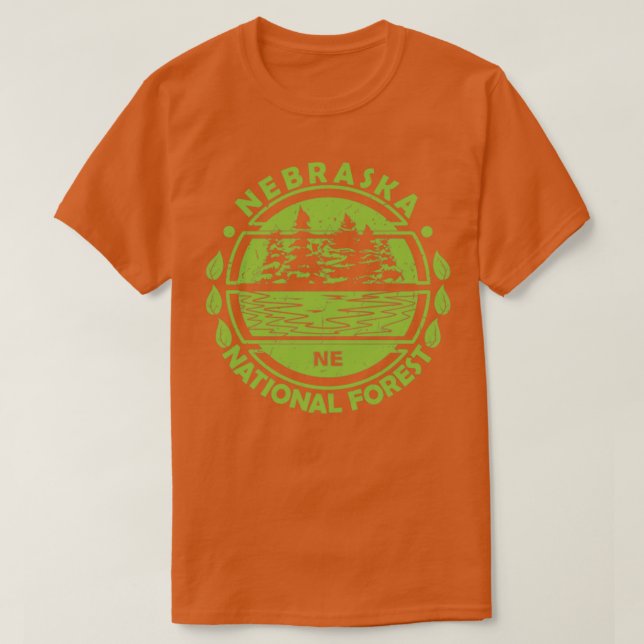 Camiseta Nebraska National Forest State Nature Lan (Frente do Design)