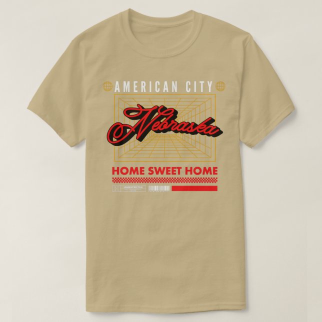 Camiseta nebraska nebraska (Frente do Design)