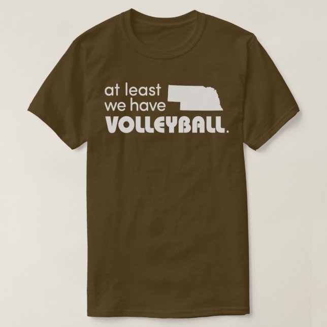 Camiseta Nebraska Pelo Menos Temos Voleibol (Frente do Design)