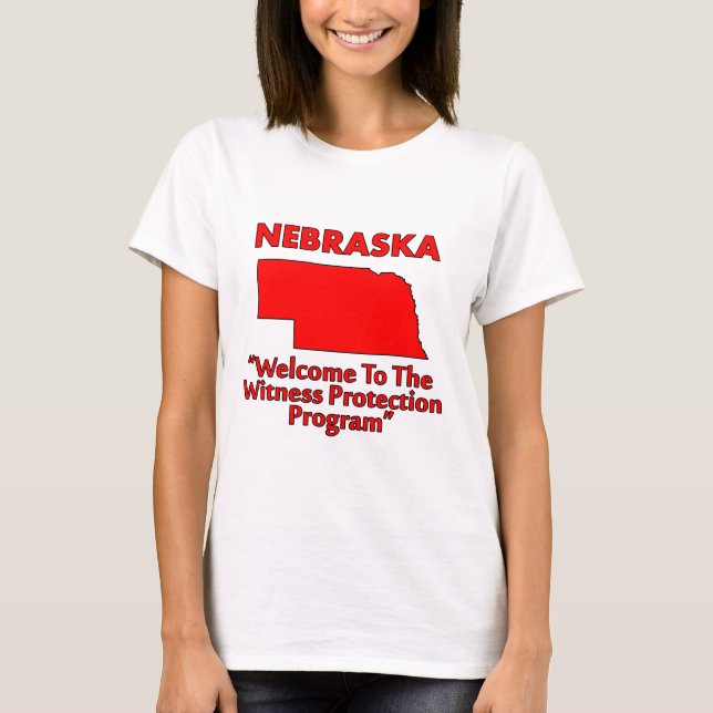 Camiseta Nebraska - Programa de Proteção a Testemunhas (Frente)