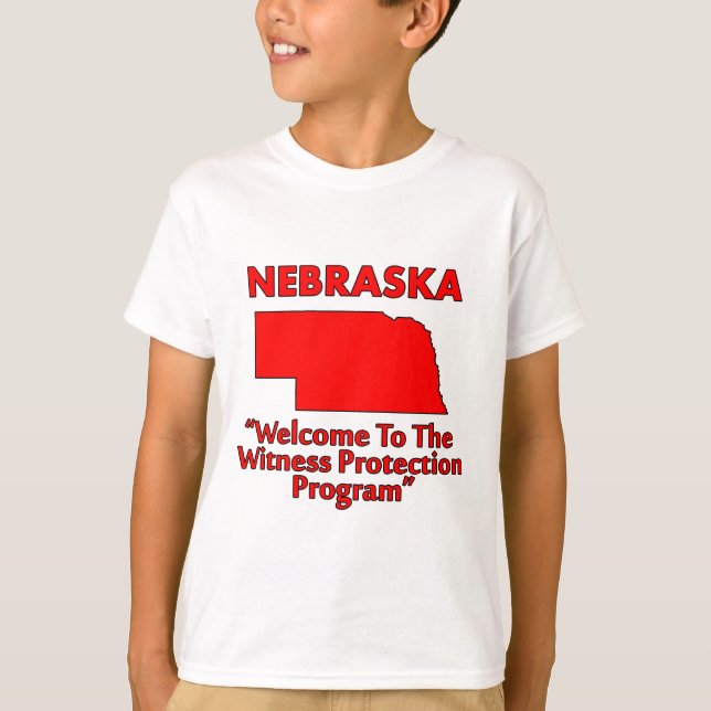 Camiseta Nebraska - Programa de Proteção a Testemunhas (Frente)