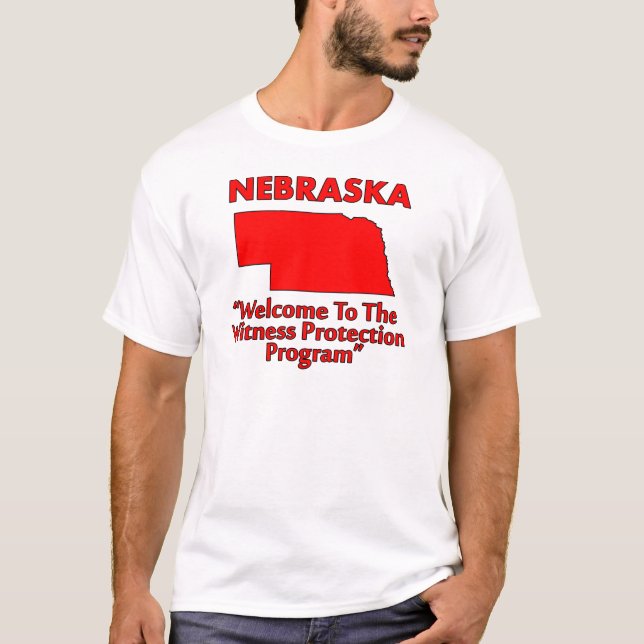 Camiseta Nebraska - Programa de Proteção de Testemunhas (Frente)