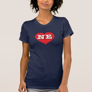 Camiseta Nebraska Red Heart - Big Love T-Shirt
