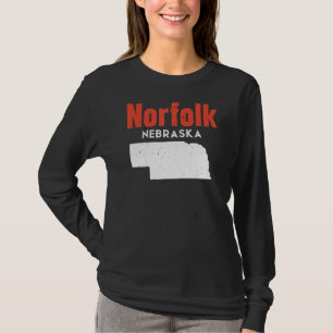 Camiseta Nebraska Usa State America Viagem Nebraska Norfol