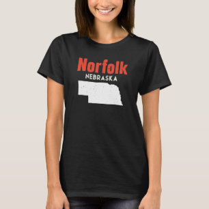 Camiseta Nebraska Usa State America Viagem Nebraska Norfol