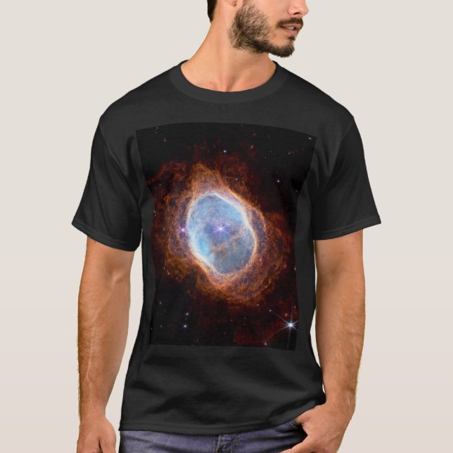 Camiseta Nebula do Anel Sul do Telescópio JWST James Webb (Frente)
