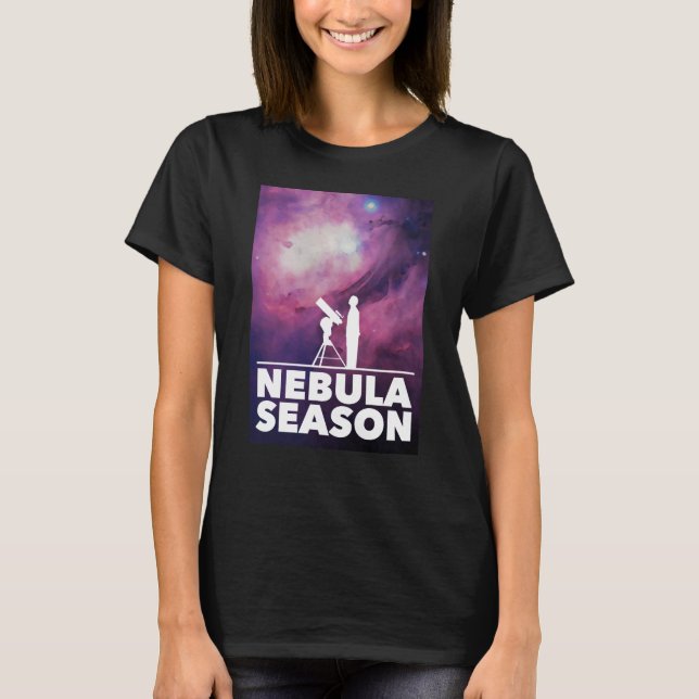 Camiseta Nebula Season Women's T-Shirt Black (Frente)