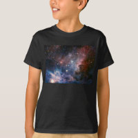 Nebulosa Carina Espacial em Vermelho e Azul Telesc