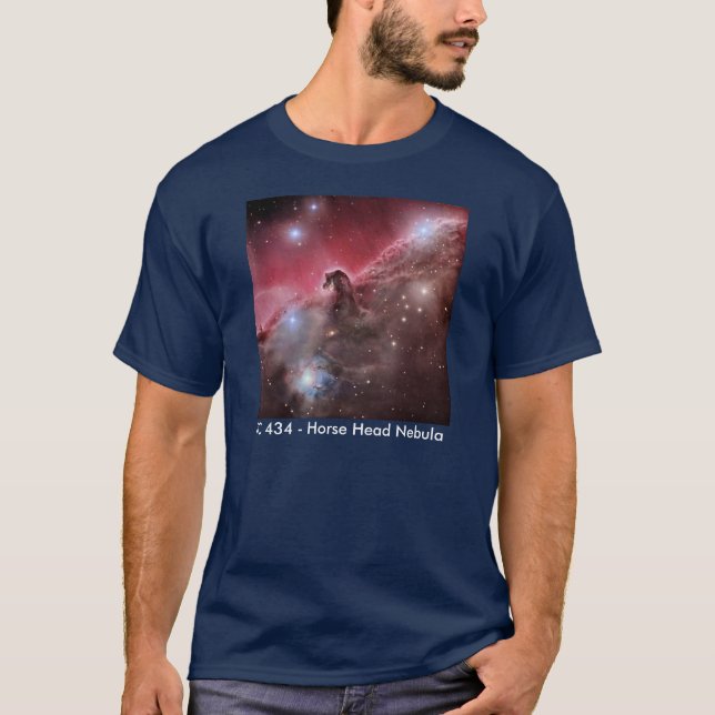 Camiseta Nebulosa da cabeça de cavalo (Frente)