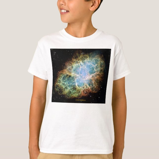 Camiseta Nebulosa de caranguejo (Frente)