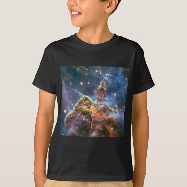 Camiseta Nebulosa do espaço profundo da imagem de Hubble (Frente)